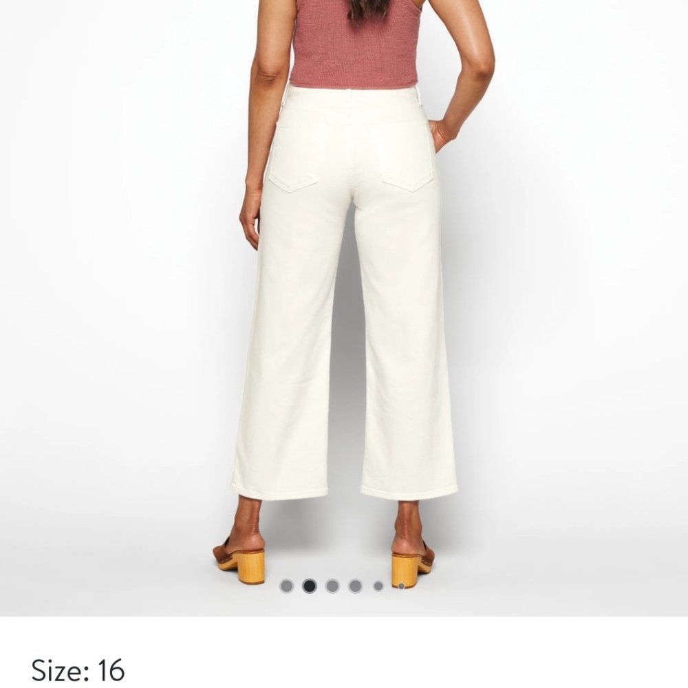 High Rise Utility Wide Leg Jean - Picture 2 of 5